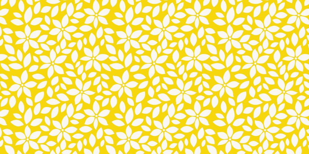 Yellow flower pattern