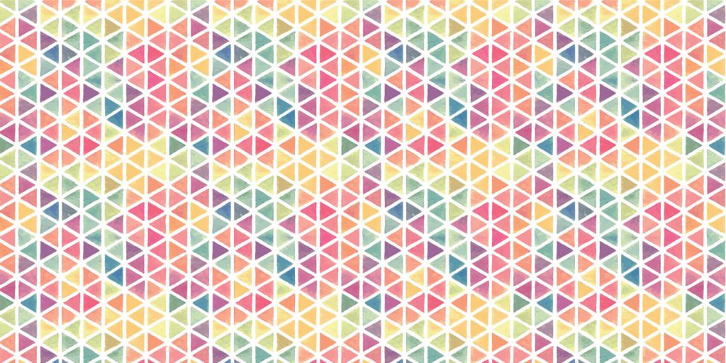 Triangles with watercolor effect