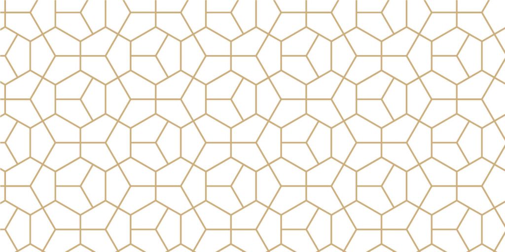 Gold geometric pattern