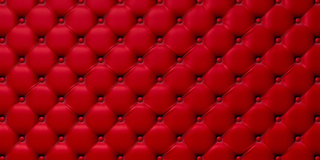 Red Chesterfield look