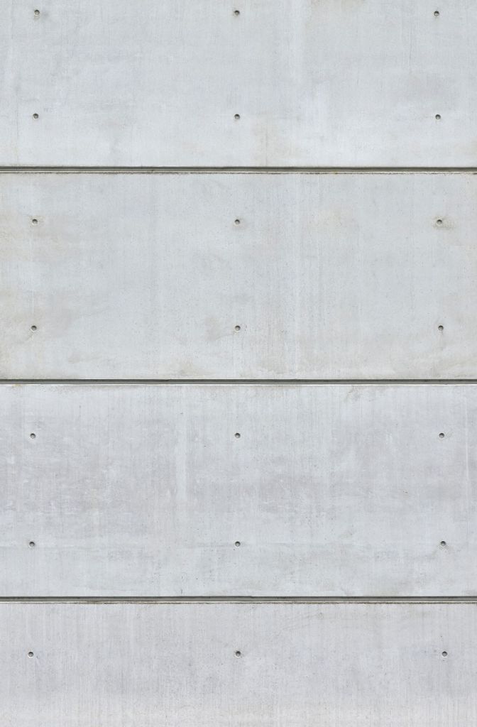 Horizontal concrete wall