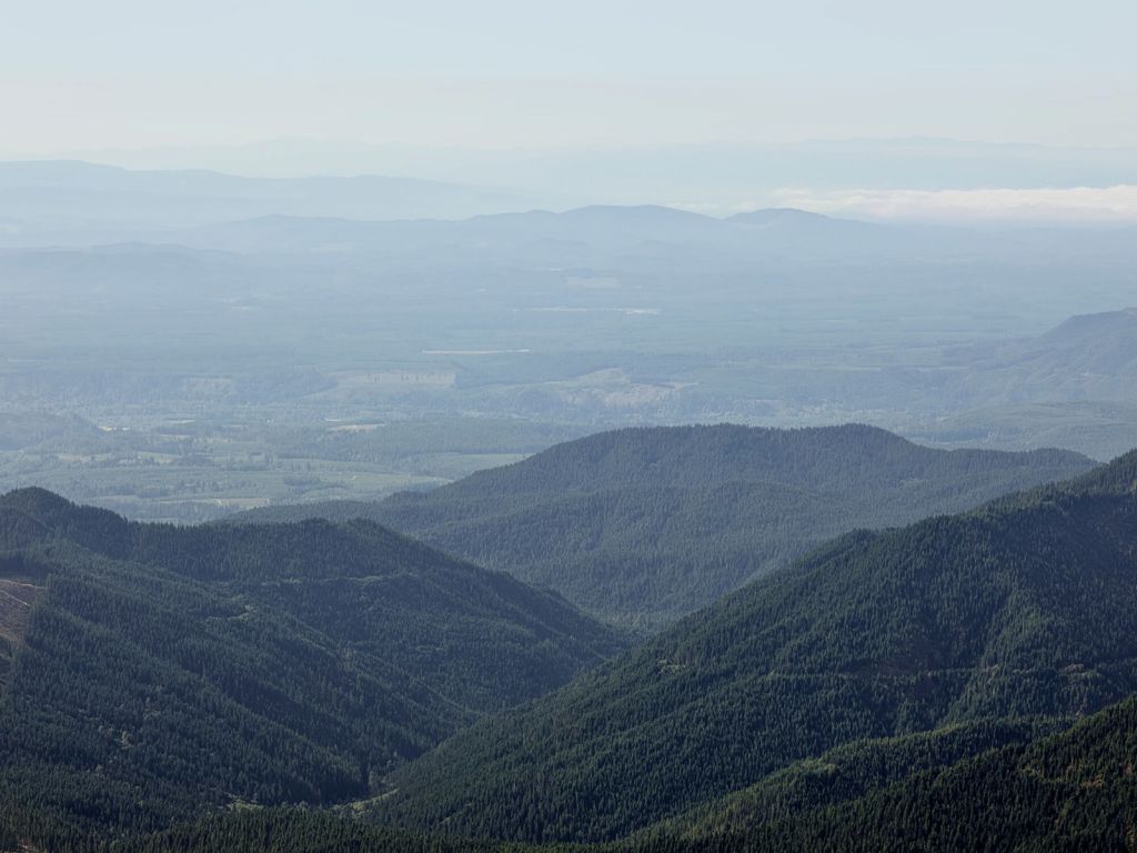 View from the mountains