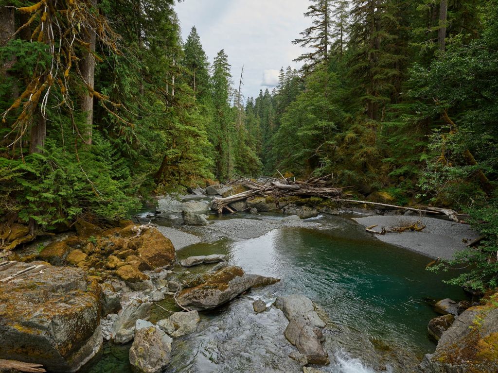 River with dam