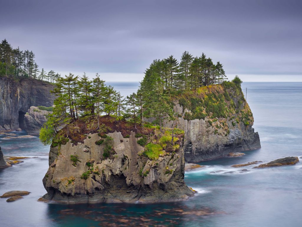 Rocky islands in the sea