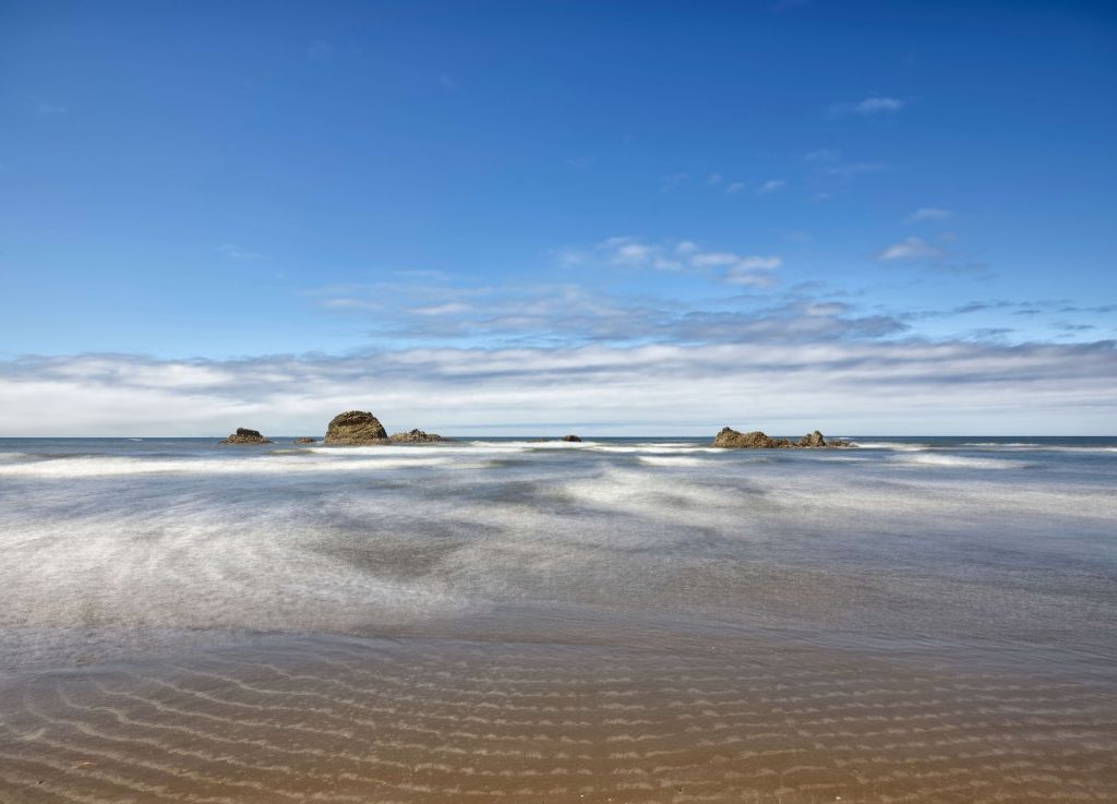 Beach with rocks