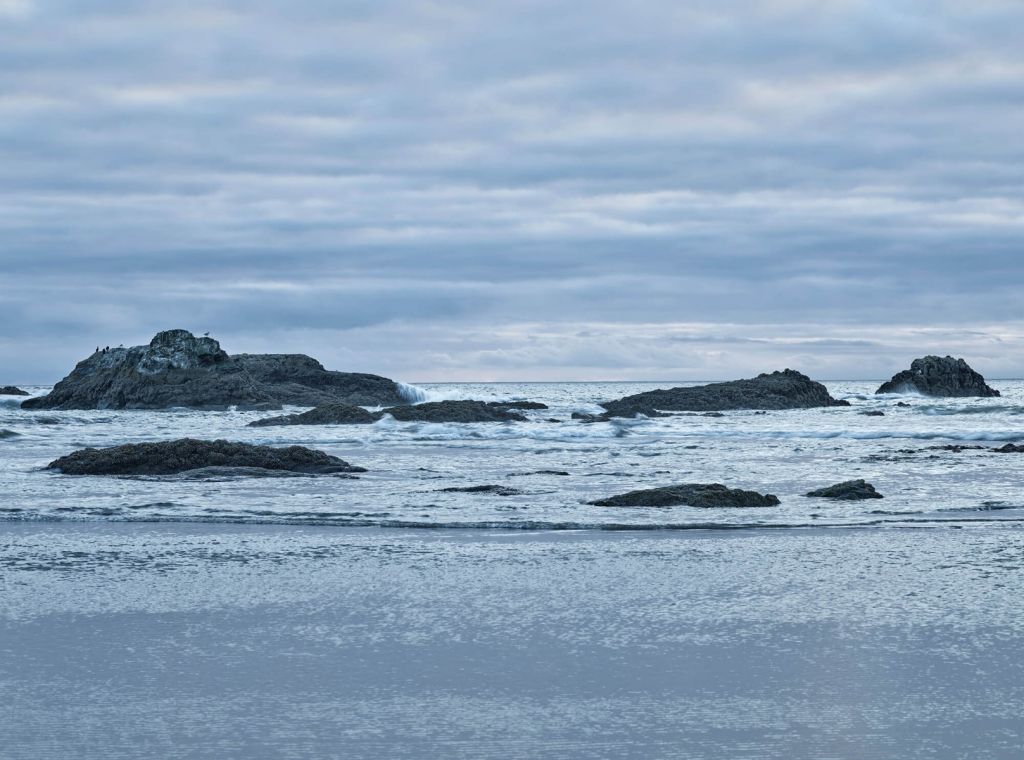 Rocks in the surf