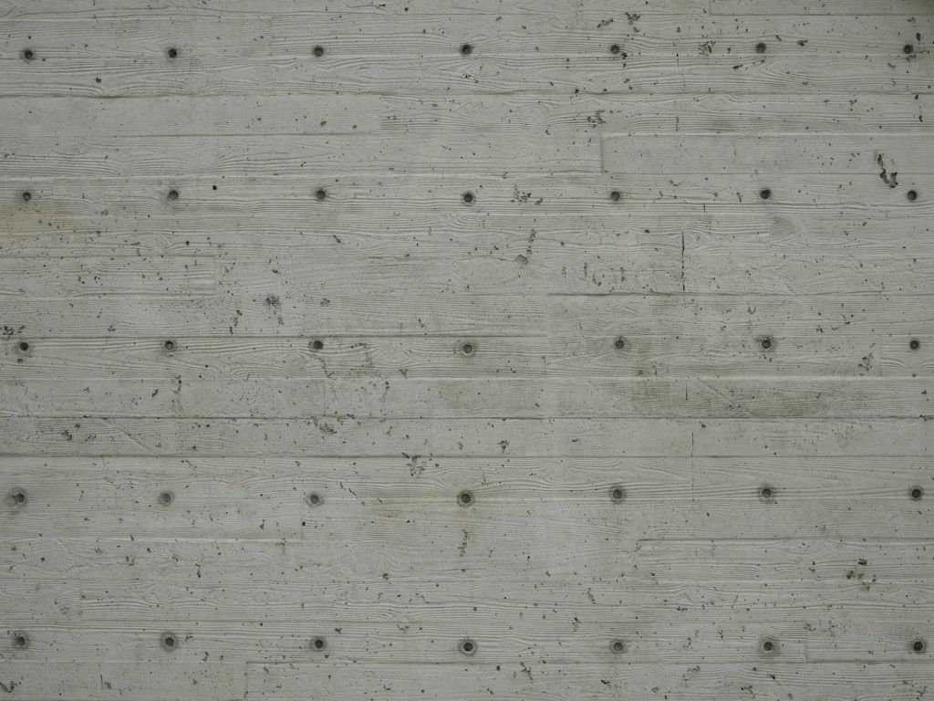 Concrete with wood look