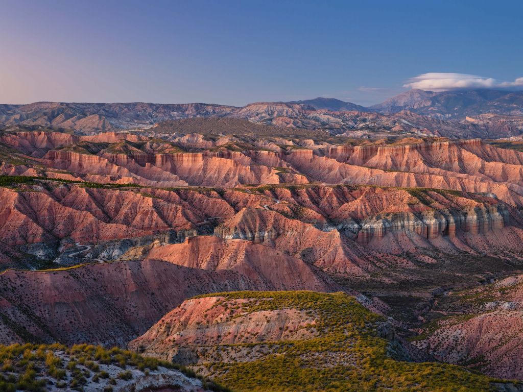 Mountains in the desert