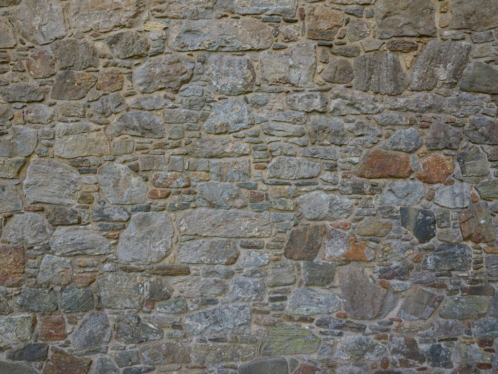 Medieval stone wall