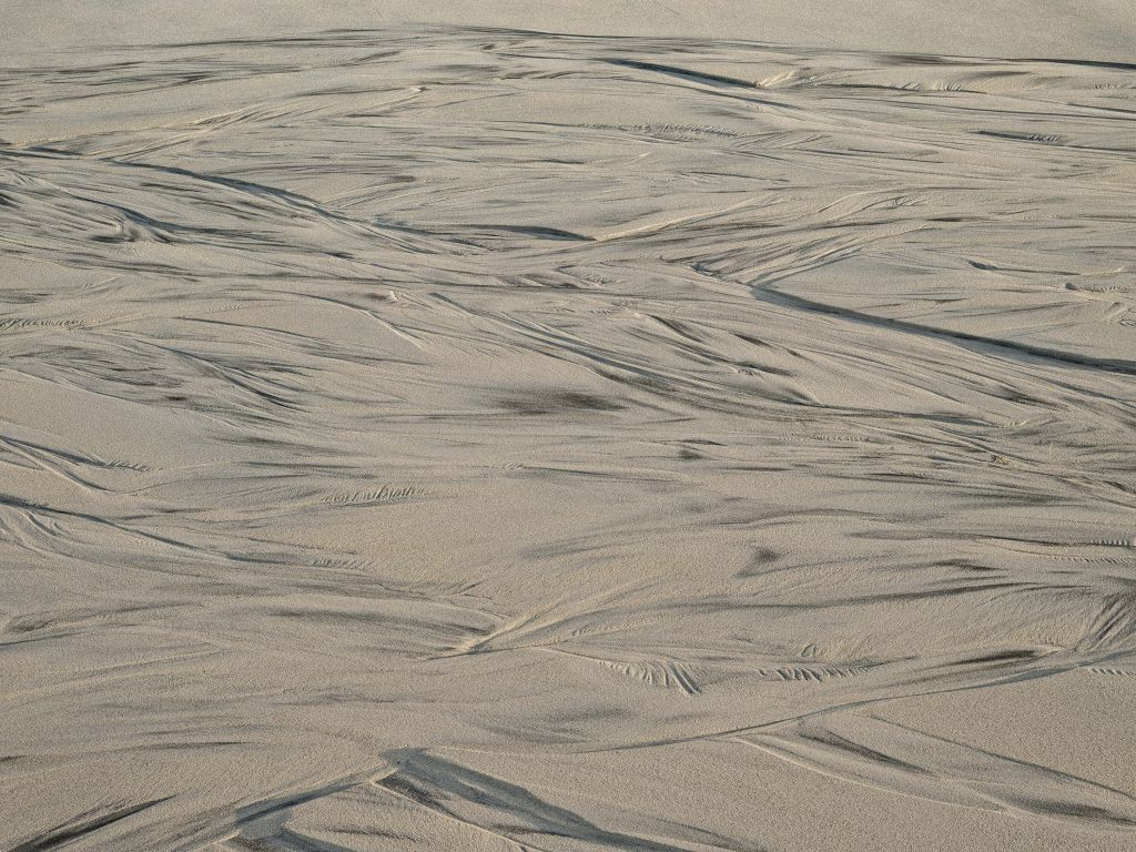 Glistening sand