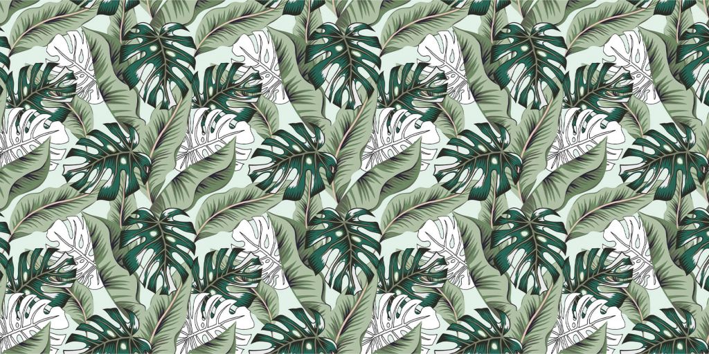 Exotic jungle plants
