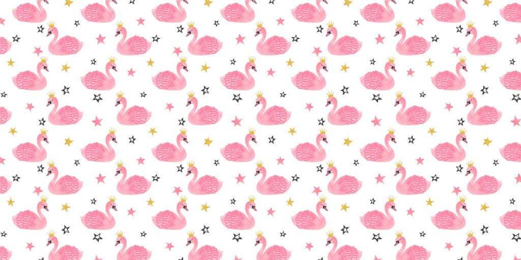 Pink swans