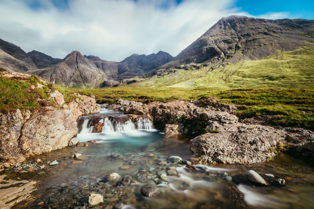 Scottish waterfall