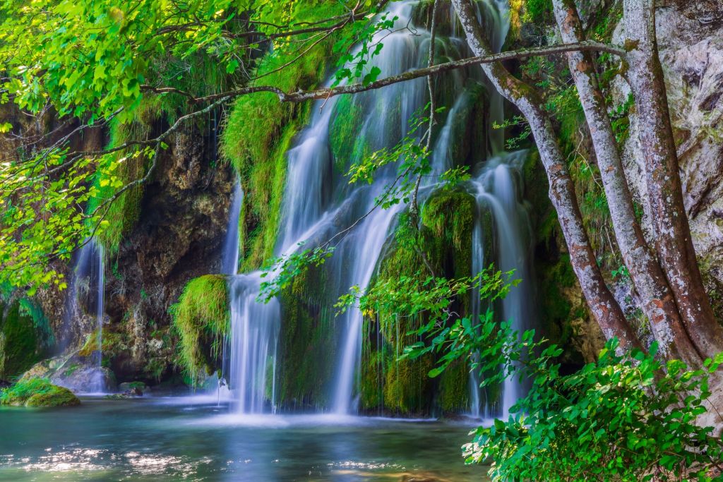 Clear waterfall