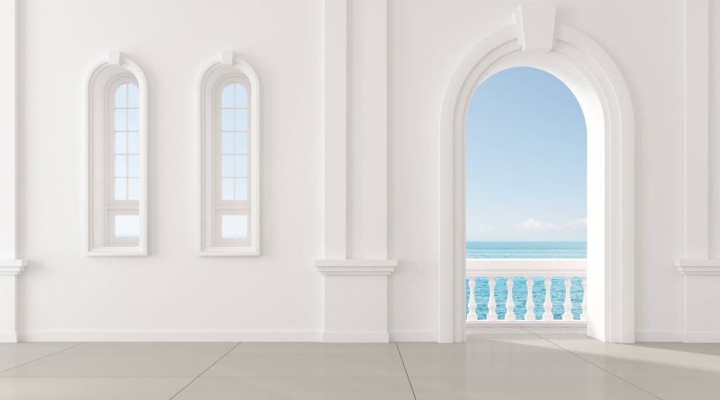White wall