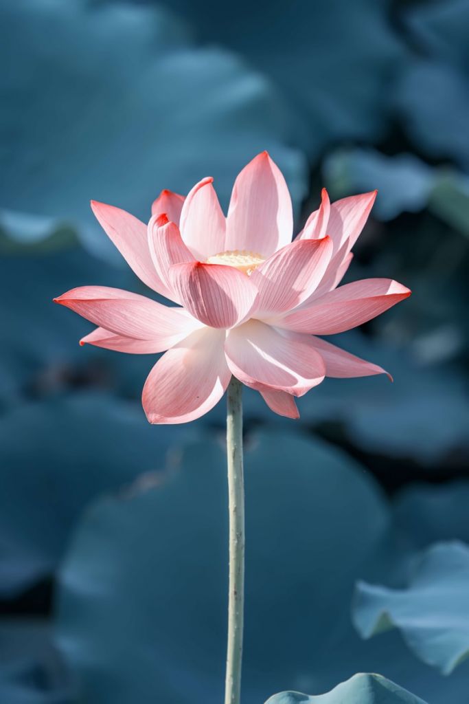 Lotus flower light pink