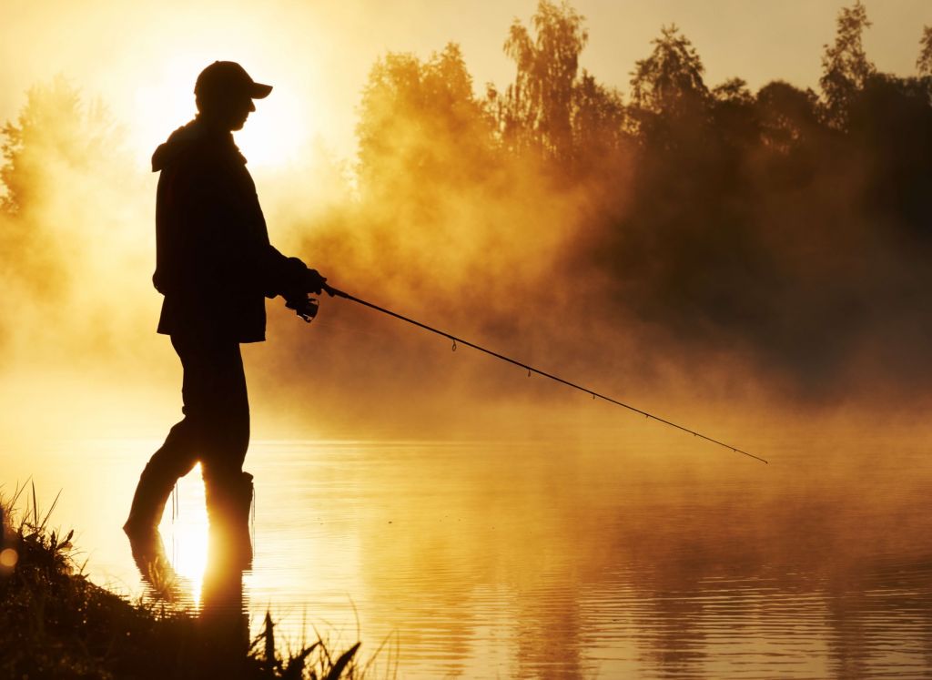 Fisherman at sunrise