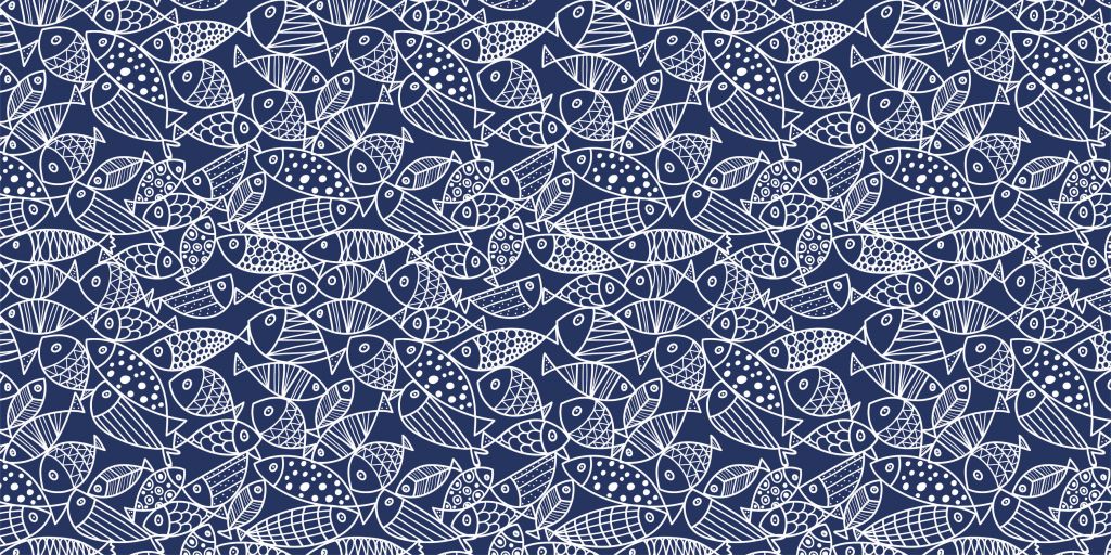 Fish blue