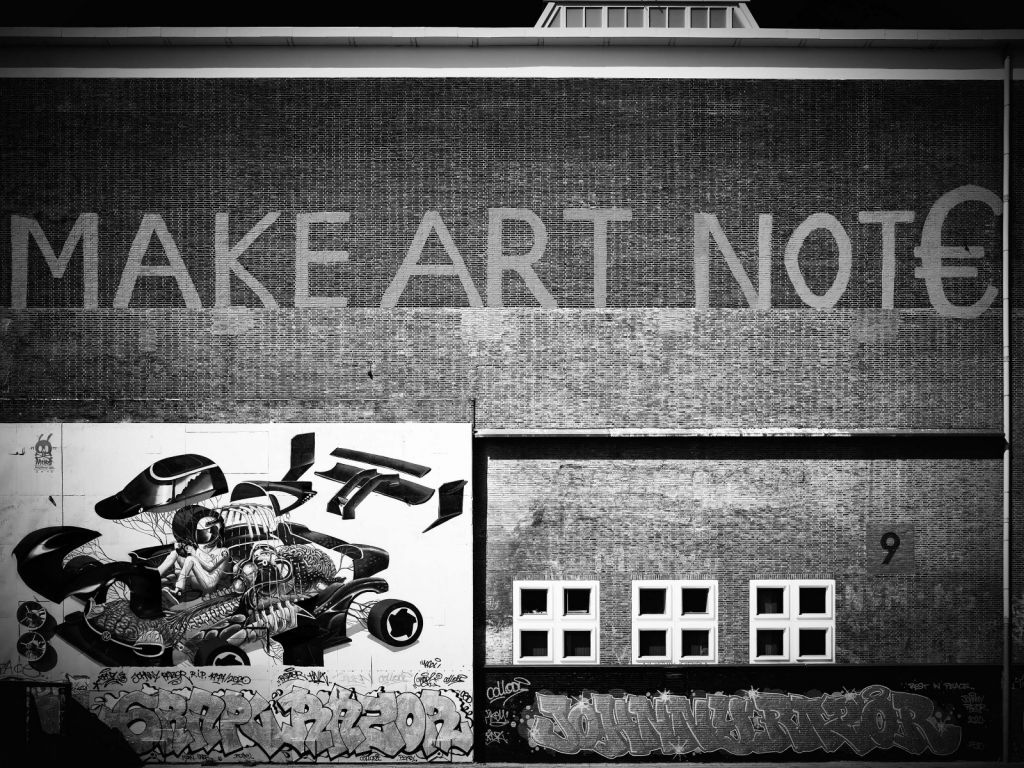 Graffiti on a big wall