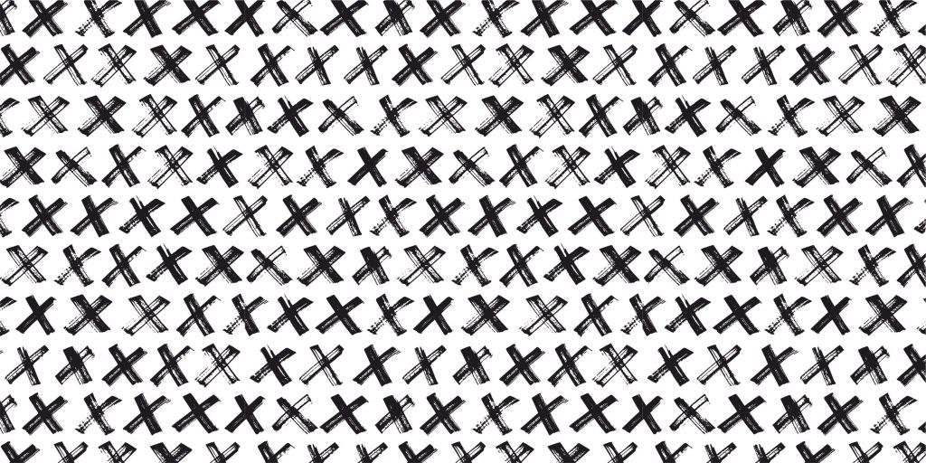 Painted crosses