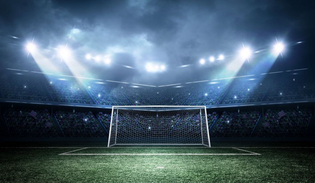 Stadium with goal