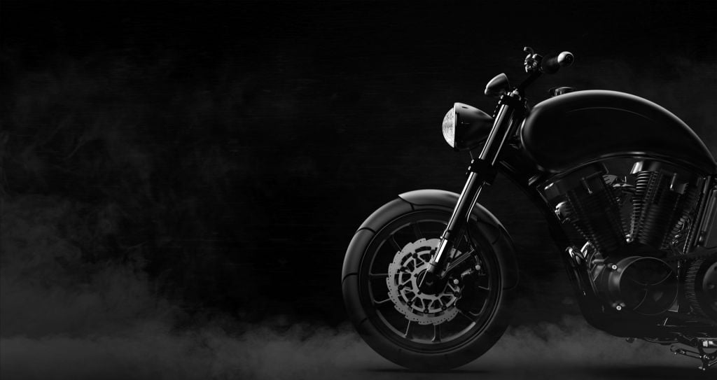 Black modern engine