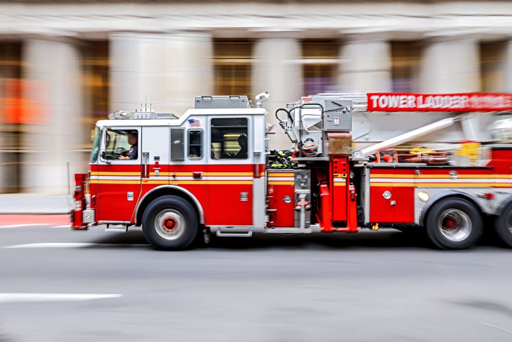 American fire engine