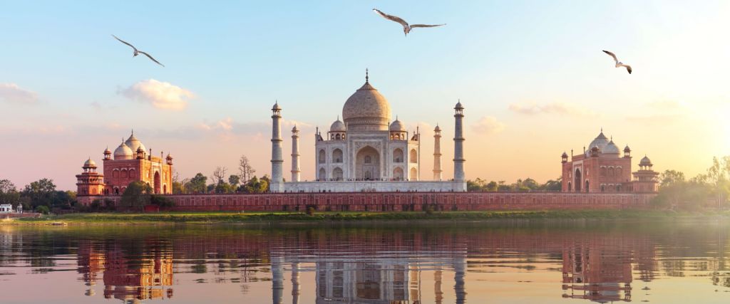 Taj Mahal in the morning