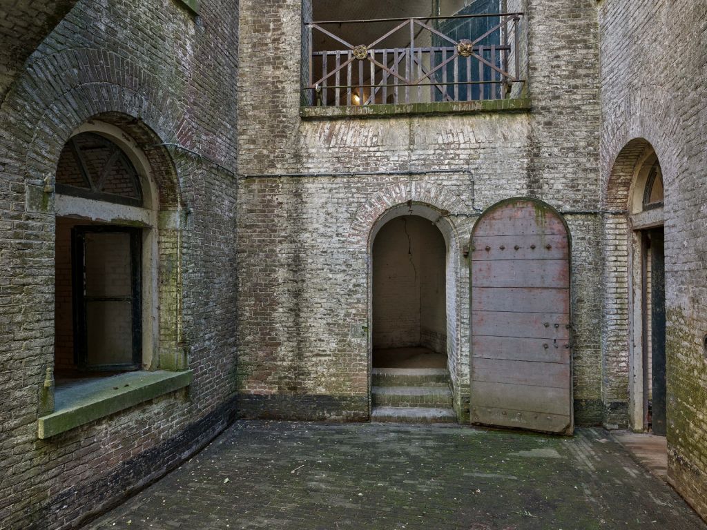 Courtyard old building