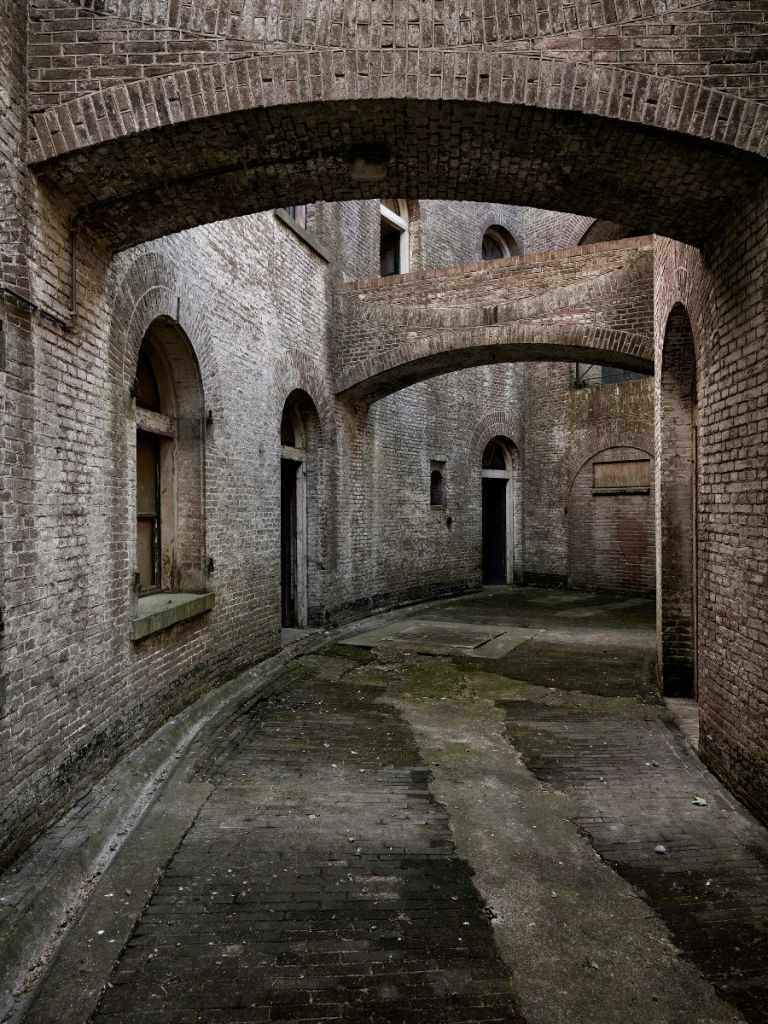 Courtyard with arches