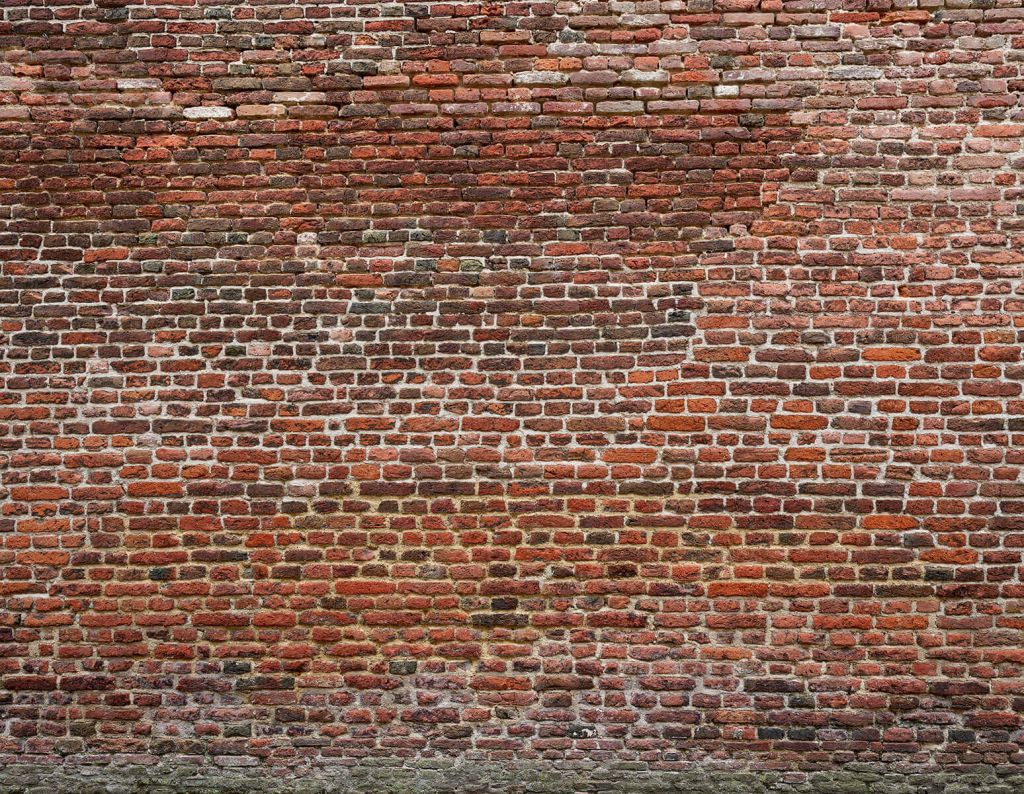 Restored exterior wall