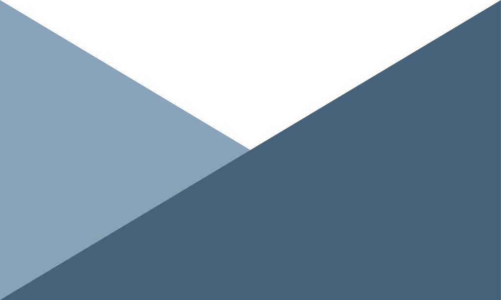 Triangles in shades of blue