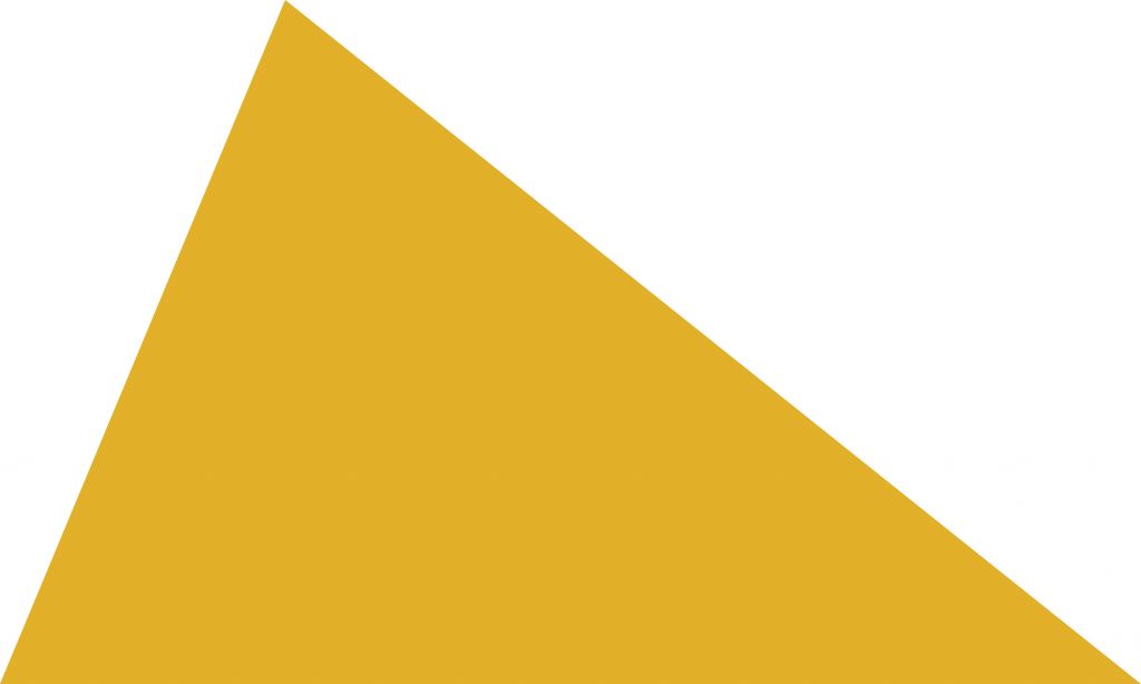 Triangle, ochre yellow