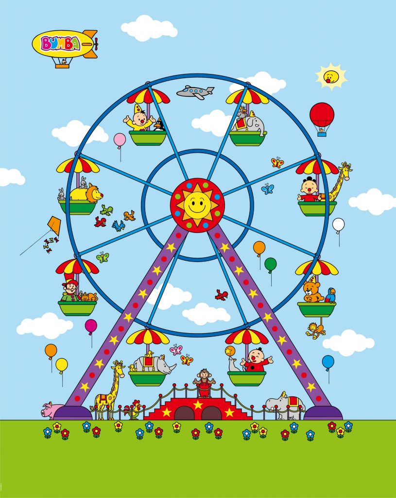 Bumba in the Ferris wheel
