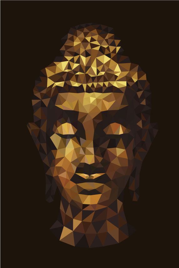 Abstract Buddha