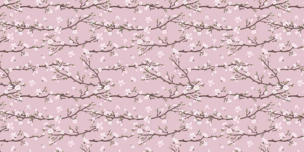 Pink spring branches