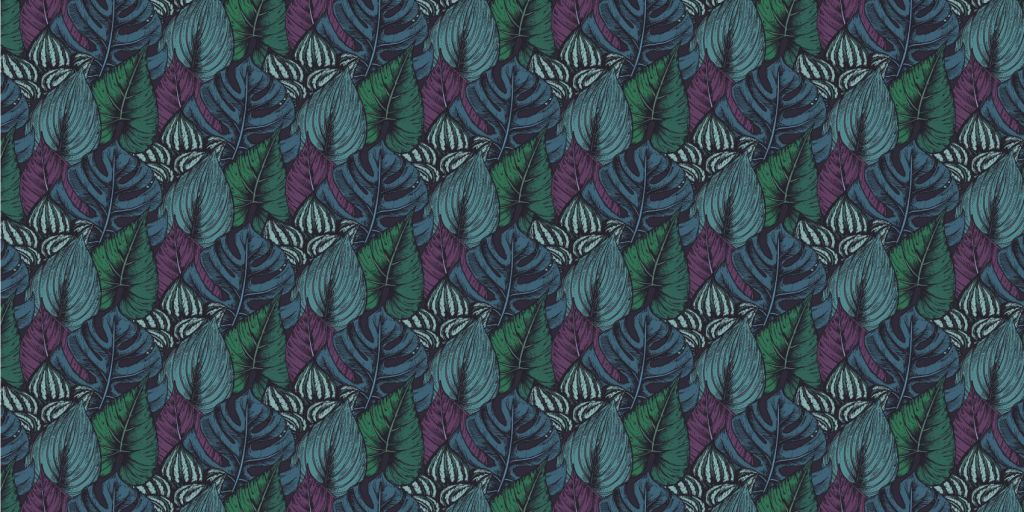 Tropical leaf pattern
