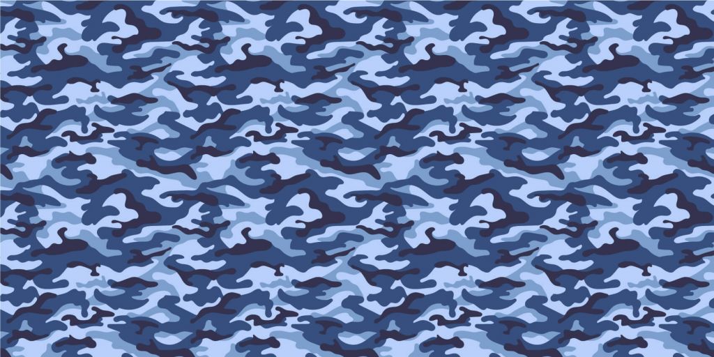 Blue camouflage