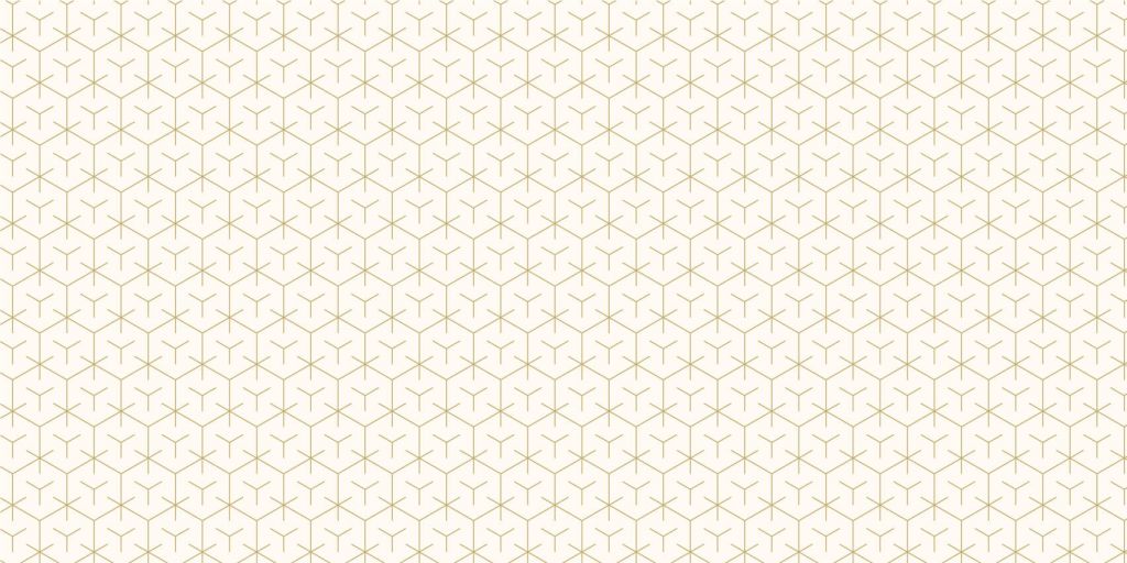 Geometric hexagons, white