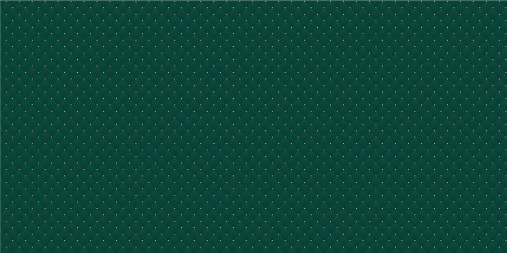 Dark green chesterfield pattern