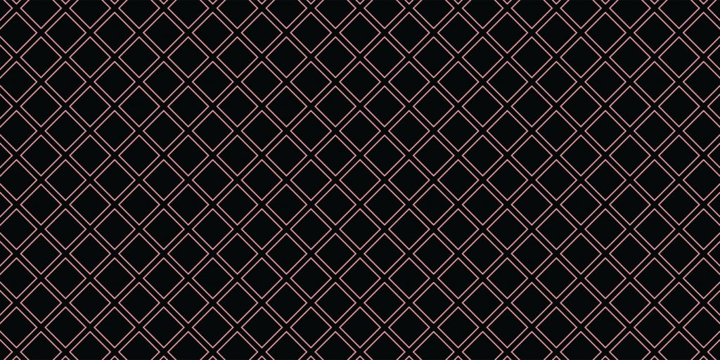 Geometric squares, black