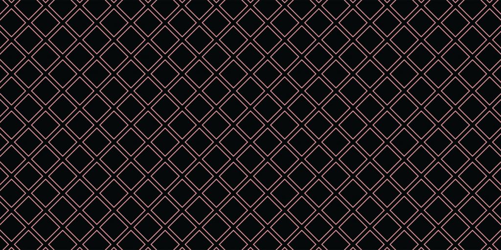 Geometric squares, black