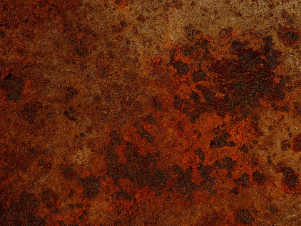 Rust coloured structure