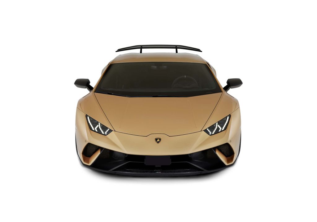 Lamborghini Huracán - Front from above, white