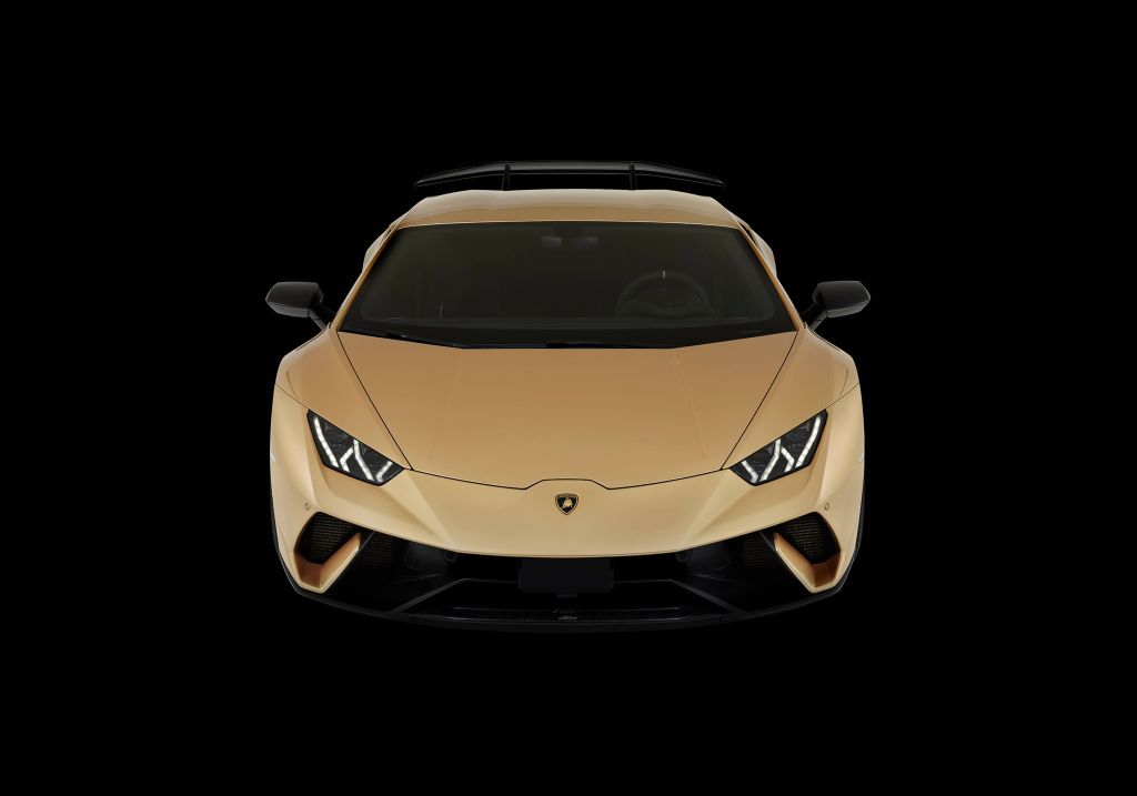 Lamborghini Huracán - Front from above, black
