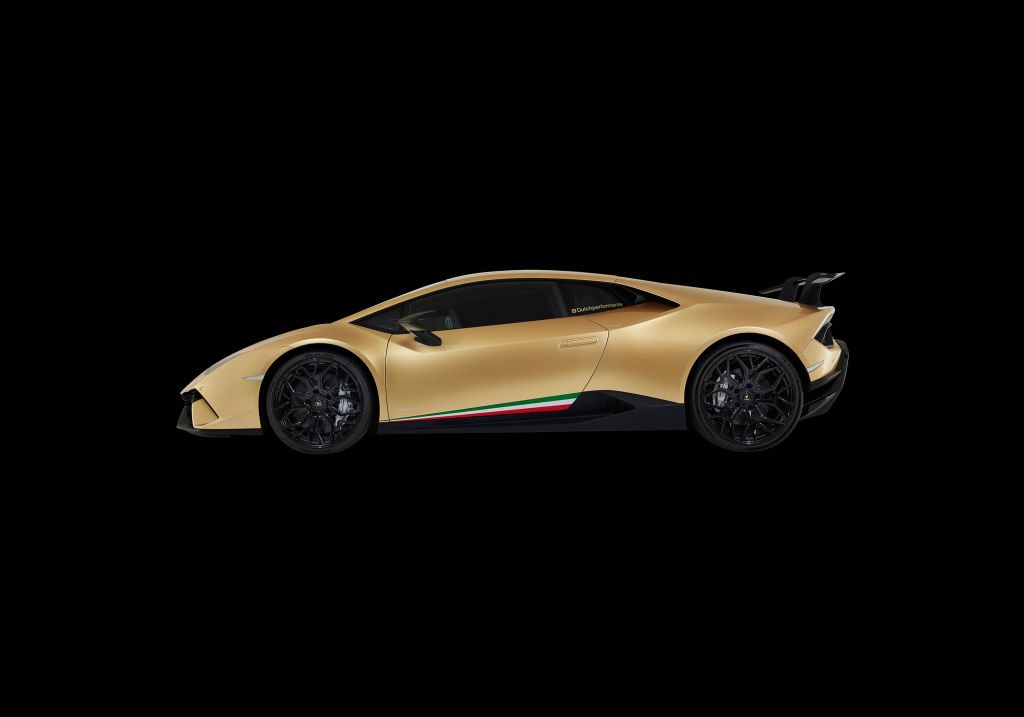 Lamborghini Huracán - Side, black