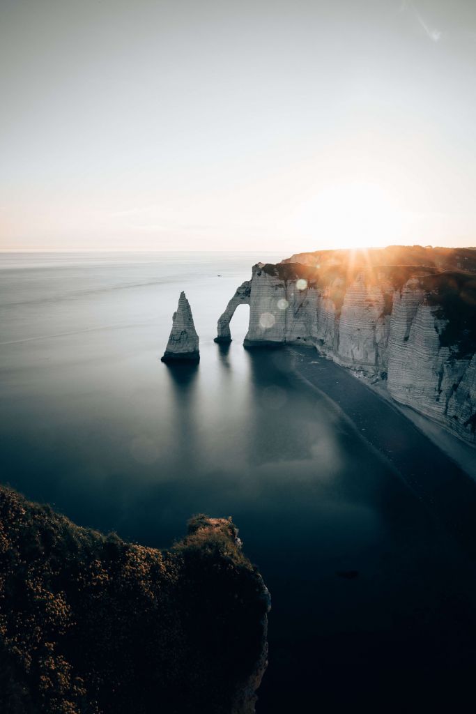 Morning sun in Normandy