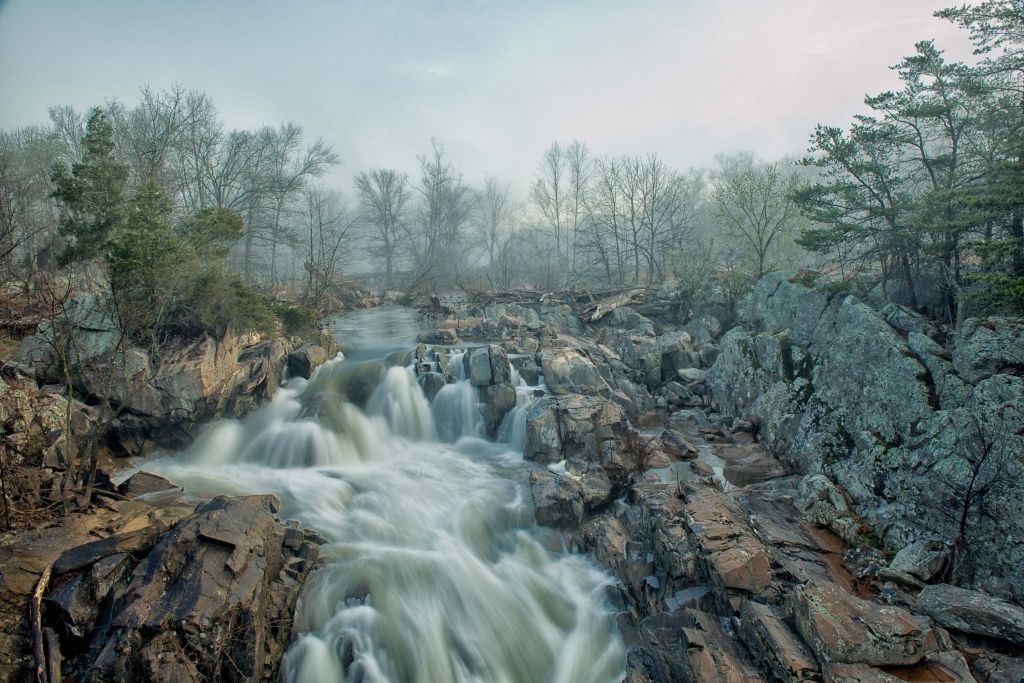 Dawn at Middle Falls