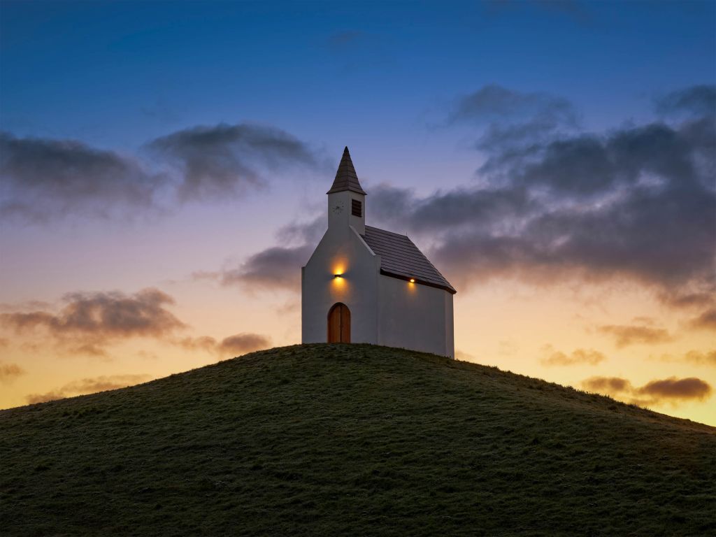 Church at sunrise