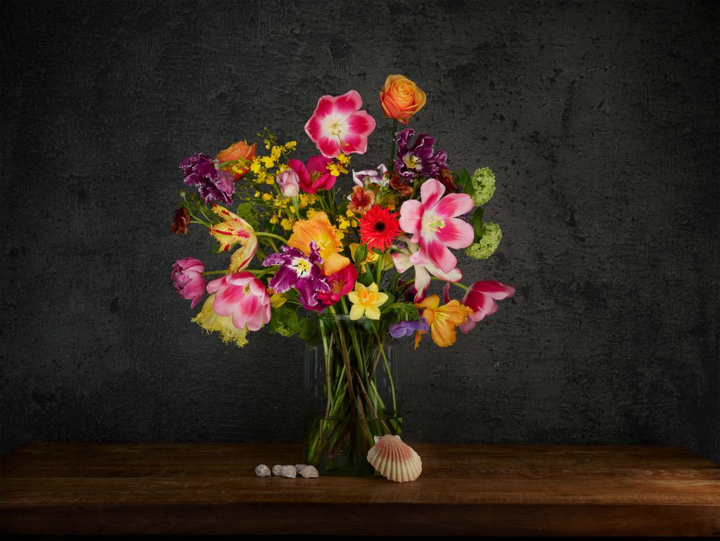 Colourful bouquet of flowers